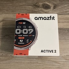 Amazfit Active 2 44mm AMOLED 512 MB Fitness Smart Watch Zepp OS Red 