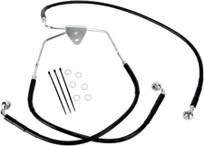 Drag Specialties Extended Stainless Steel Front Brake Line Kit 1741-2512