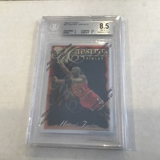 MICHAEL JORDAN 1996-97 TOPPS FINEST SILVER MAESTROS BGS 8.5 NM-MT+ Rare
