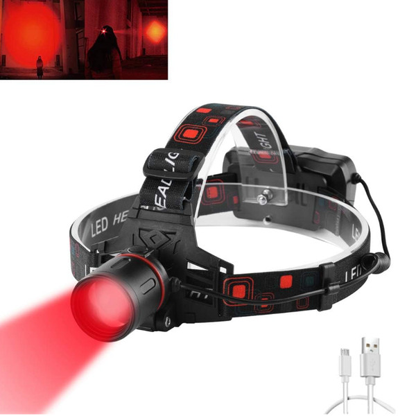 Rotlicht Stirnlampe 3 Modi USB LadefäHig 1000 Lumens-image
