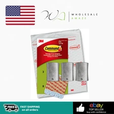 Command Universal Damage Free Hanging Picture Hangers, 3 Metal 8 Large Strips