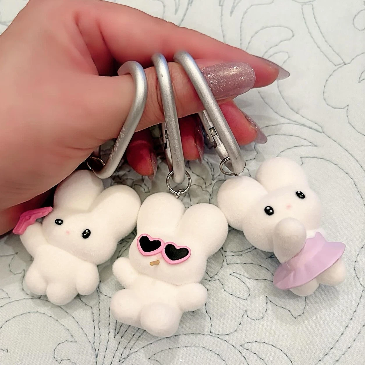 Blind Box Anime Kawaii Weird Bunny Collectible Keychain Figure 1