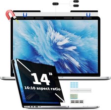 Magnetic Laptop Privacy Screen for 14 Inch 16:10, Removable Privacy Shield