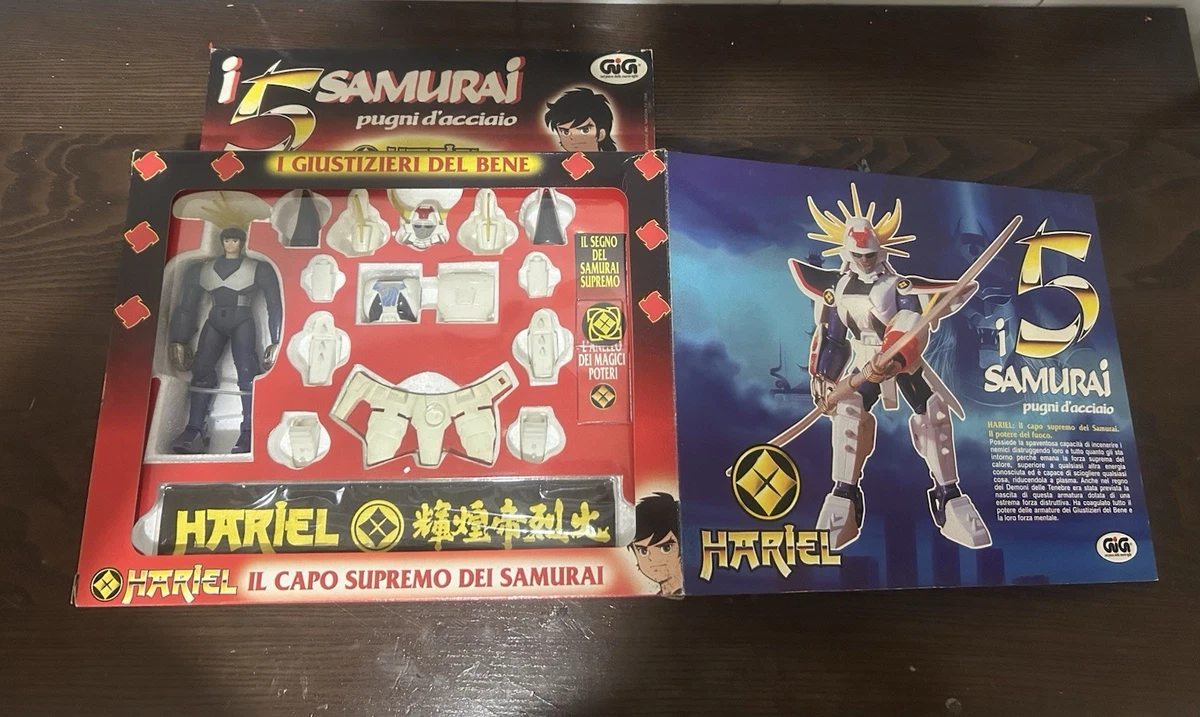 GIG Takara Cinco Samurai Troopers HARIEL El Jefe Supremo de los Samuráis Excelente