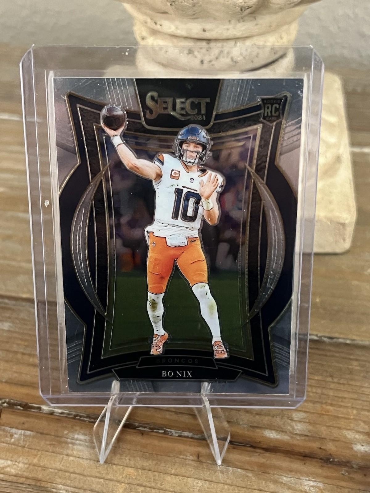 2024 Select Bo Nix Silver Concourse Rookie Card Broncos