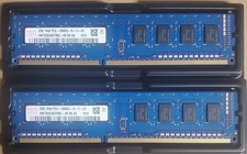 Hynix 4GB 2x2GB 1RX8 PC3-10600U-9-11-A1-HMT325U6CFR8C-H9 N0 AA Memory