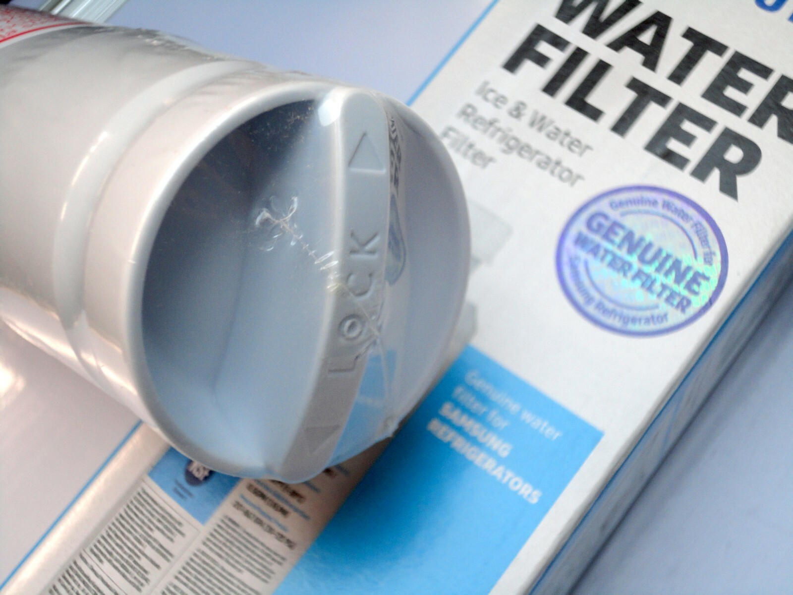 Samsung SRF679SWLS, SRF680CDLS, SRF731GDLS fridge water filter genuine