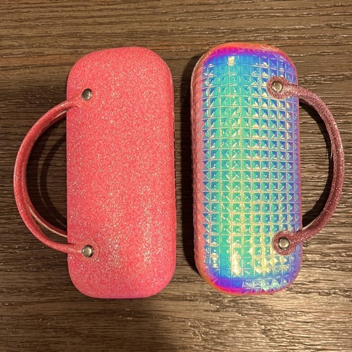 Glasses Carrying Case Sunglasses Holder Eyewear Protection Pink