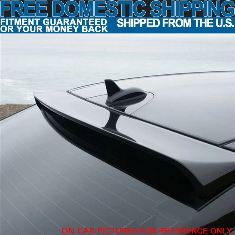 For 2010-2016 Benz W212 E-Class Sedan 4DR Rear Roof Spoiler Wing ABS Matte Black Foto 4 de 4