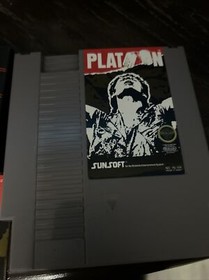 Platoon Nintendo NES Authentic Game Cartridge w Sleeve Manual&nbsp;Box Video