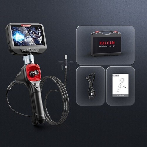 Ralcam Articulating Borescope 4-Way 360° Industrial Endoscope Camera Semi Rigid - Picture 11 of 13