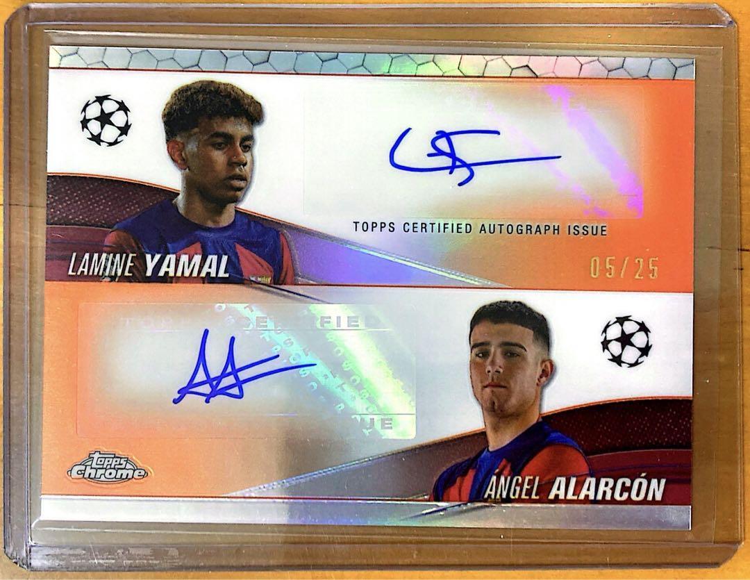 Lamine Yamal auto ヤマル　サイン入りカード Lamine Yamal サイン入りカード 2023-2024 Topps