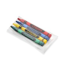 CrayonKing 500 Sets of 4-Packs in Cello 2,000 Bulk Crayons Coloring Crayons
