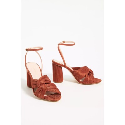Loeffler Randall Reed Twist Heels in Copper Size 5