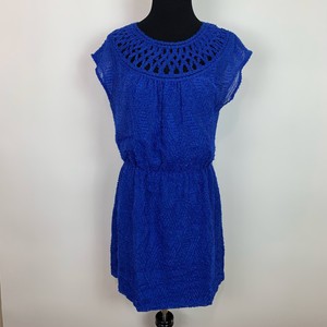 royal blue mini dress