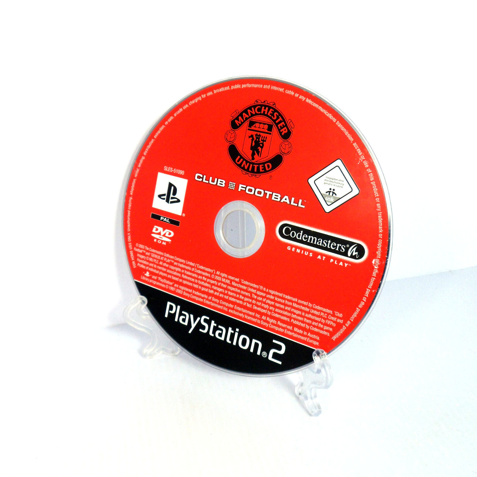 Manchester United Club Football 2003/04 Season (PS2) *Near Mint*