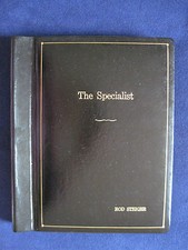 THE SPECIALIST Original SCRIPT - ROD STEIGER'S Personal Copy SIGNED by Him