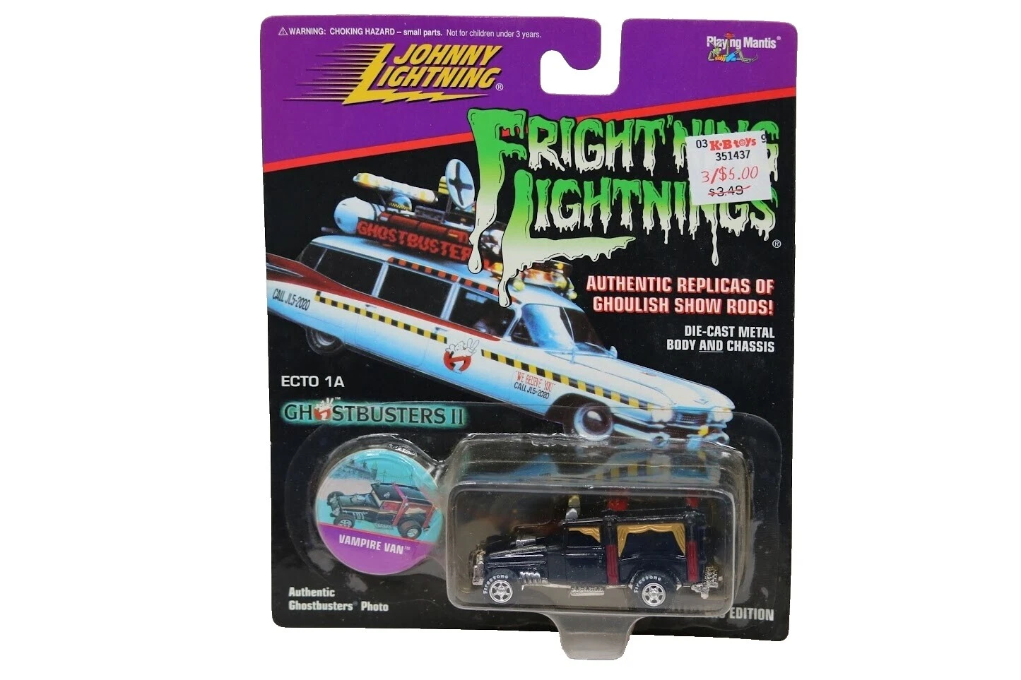 Johnny Lightning Ghostbusters Contemporary Manufacture Diecast Cars, Trucks & Vans