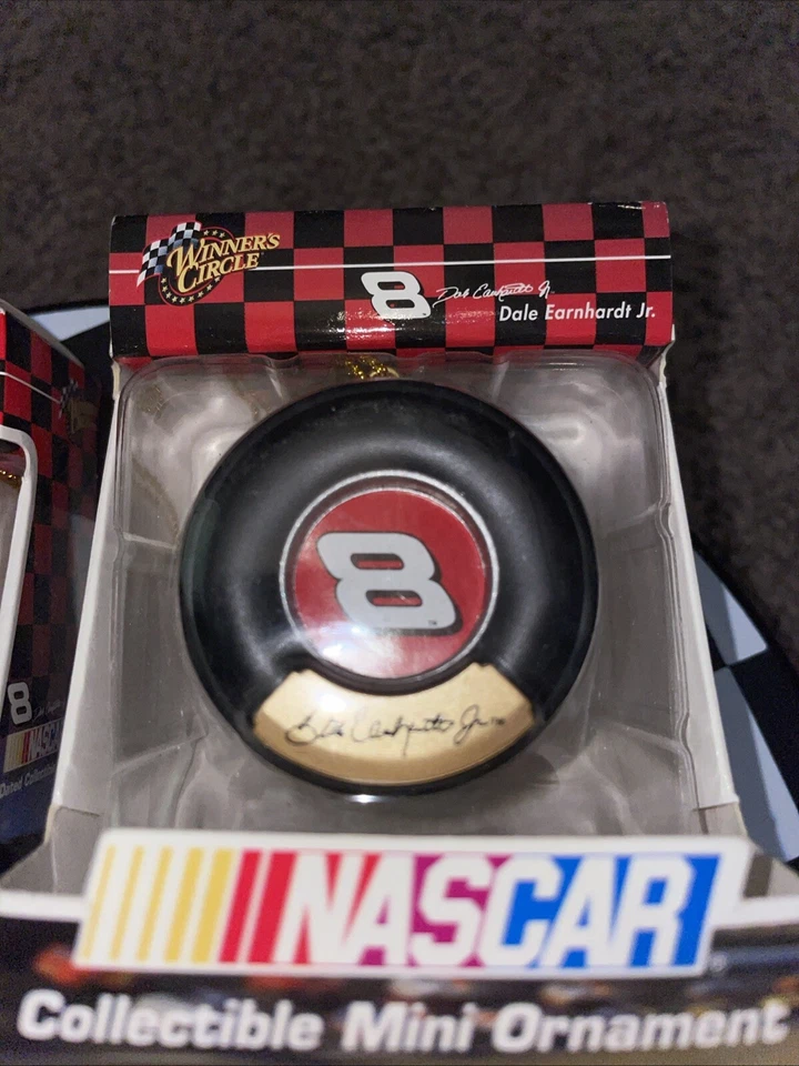 Dale Earnhardt Jr. #8 NASCAR Christmas Ornaments Lot of 4 Foto 3 de 4
