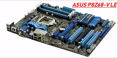 LGA 1155 Motherboard ATX ASUS P8Z68-V LE DDR3 DVI HDMI VGA 32GB Z68 Chip USB 3.0