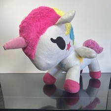 Tokidoki Neon Star Unicorno Stellina Plush Large 16" Unicorn Stuffed Animal