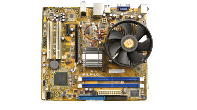 HP IPILP-LC Motherboard 5189-0462 REV A01 w/CPU and Heaksink Fan~Working