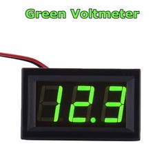 Led 12v 24v Digital Display Voltmeter Car Motorcycle Voltage Gauge Panel Meter