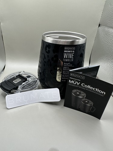 BRUMATE UNORK'D XL BICCHIERE DA VINO ISOLATO 14 OZ CON COPERCHIO BEVLOCK A PROVA DI PERDITE - Foto 1 di 10
