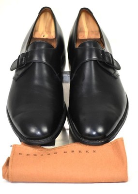 Xlent Brooks Brothers English x Edward Green Black Single Monk 