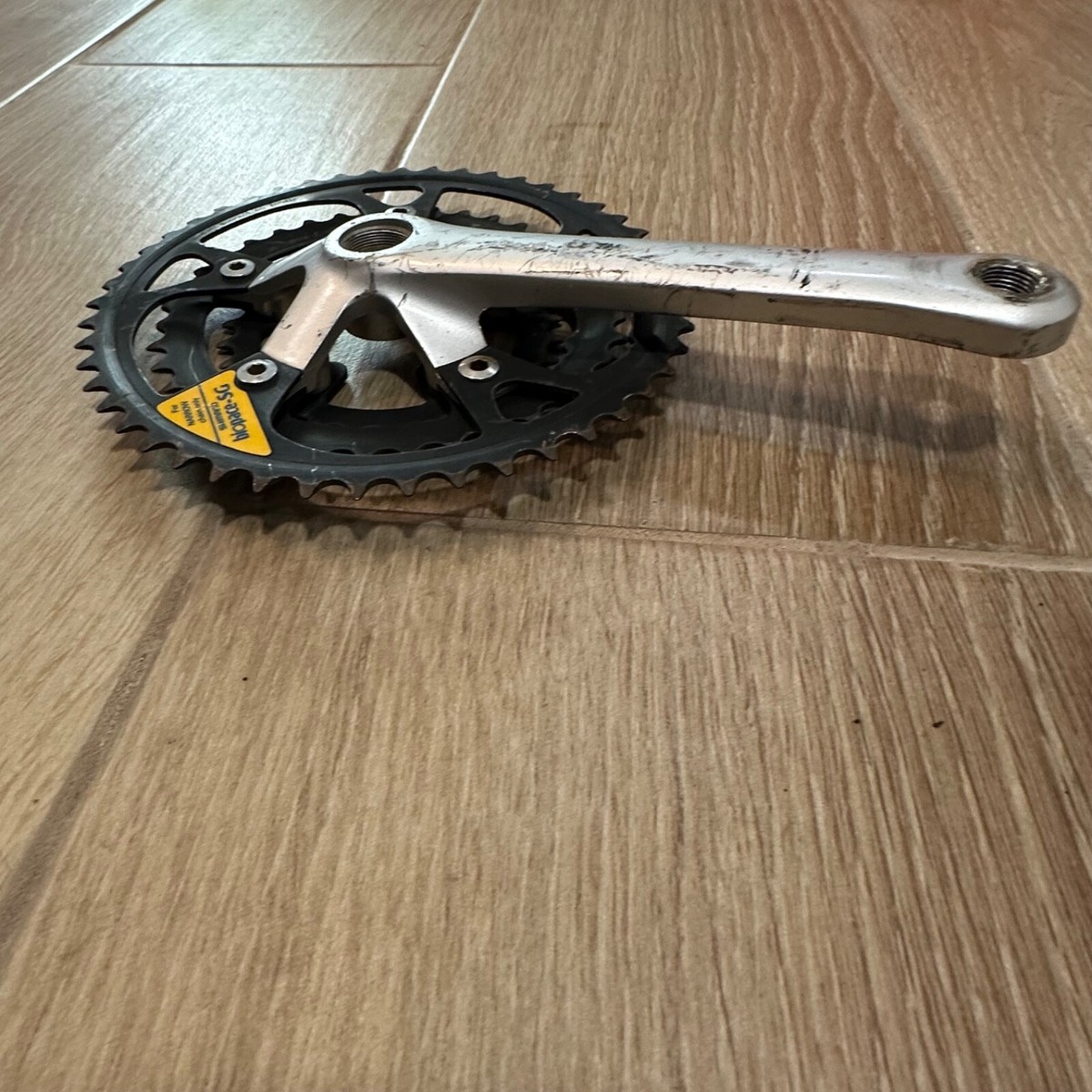 Vieux Jeu De Manivelles Shimano Biopace-SG FC-M202 – 170 Mm, Pédalier Carré 3 Bras Avec Protection De Chaîne, Vintage Et Solide