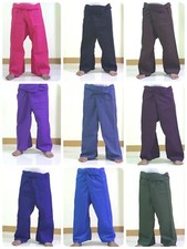 Thai Fisherman Pants Long Men  Women Massage for exercise Pilates yoga beach.