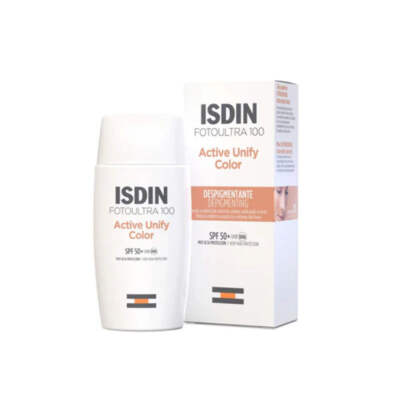 Isdin Fotoultra 100 Active Unify Spf50 50Ml Color Sunblock