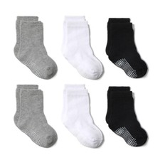 6 Pairs Baby Toddler Socks Infant Newborn Kids Boys Girls Non Slip/Anti Skid