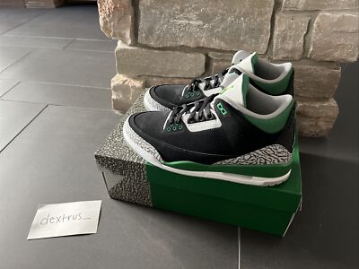 NIKE AIR JORDAN 3 RETRO “PINE GREEN”1🌲🌲(CT8532 030) SIZE 10.5