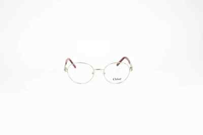Chloe CE2124 712 Eyeglasses Frame Authentic Womens Silver Metal