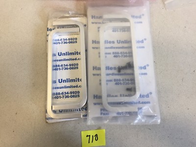 LOT OF 24 NEW ALUMINUM HANDLES (HANDLES UNLIMITED).