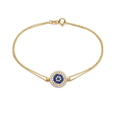 real gold evil eye jewelry