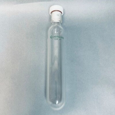 #ad Chemglass Heavy Wall Pressure Vessel 120 ml 38 mm OD 215 mm Length Size 15 $80.00