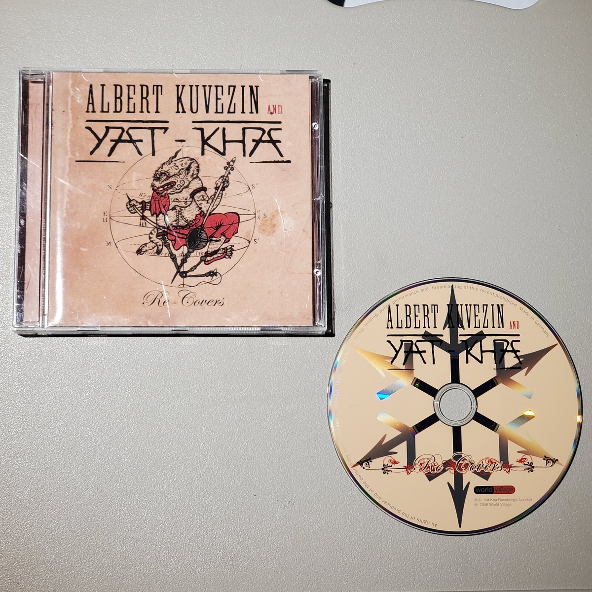 Albert Kuvezin and Yat Kha Re Covers CD Exodus 2006 World Village