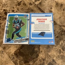 2023 Donruss Optic JONATHAN MINGO #215 Rated Rookie Optic Panthers B-19