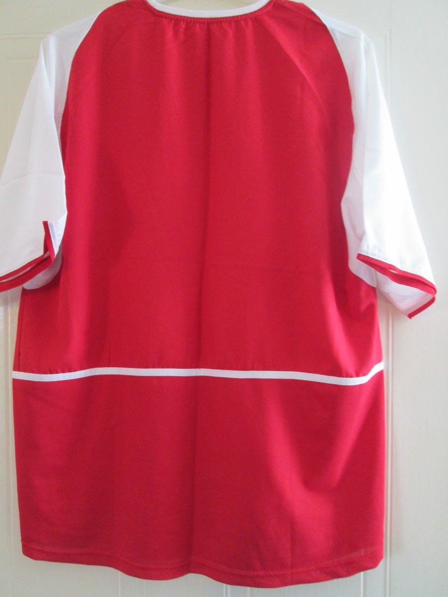 Arsenal 2002-2004 Unbeatable Home Football Shirt Adult Size XL