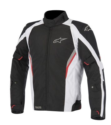 Alpinestars Megaton waterproof drystar black/White/Red  motorcycle jacket - 3XL