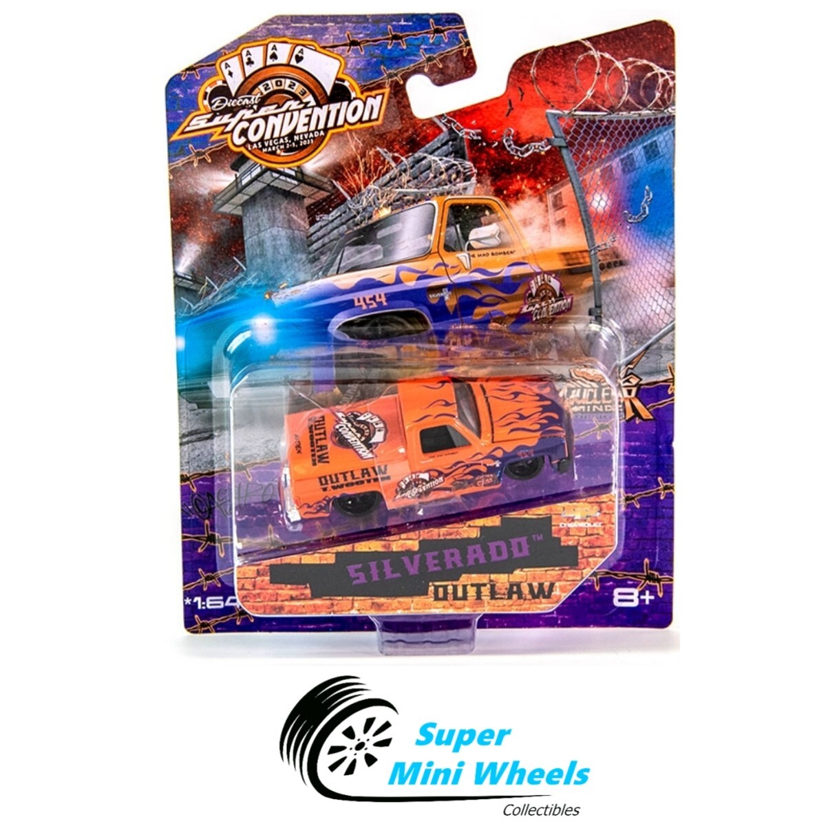 Maisto 1:64 Lowriders Chevrolet Silverado Outlaw Orange Supercon