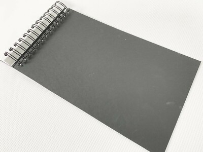 Handmade Wirebound Sketchbook Landscape 11 1/2 x 7'' Inch 84 Sheets