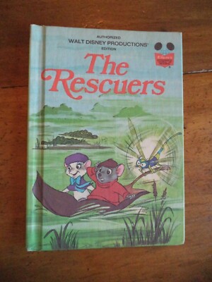 The Rescuers Book Club Edition Wonderful World of Disney 1977 | eBay