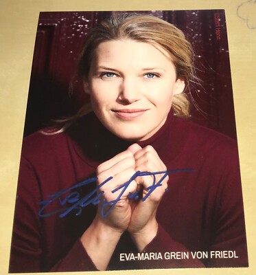 Eva-Maria Grein von Friedl Original signierte Autogrammkarte Autogramm TV #5