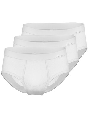 Ammann Feinripp Premium 181830 3er Pack Herren Slip mit Eingriff in 3 Farben