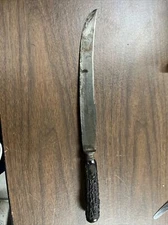 Vintage Carving Knife Horn Handle Meriden Cutlery