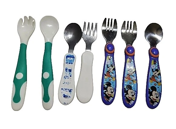 Cuchara de Acero Inoxidable NUK Utensilios para Bebés