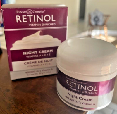 RETINOL Vitamin Enriched Night Cream A + C + E crema noche skincare anti aging